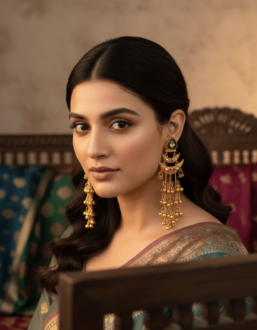 Aesha Kashmiri Earrings