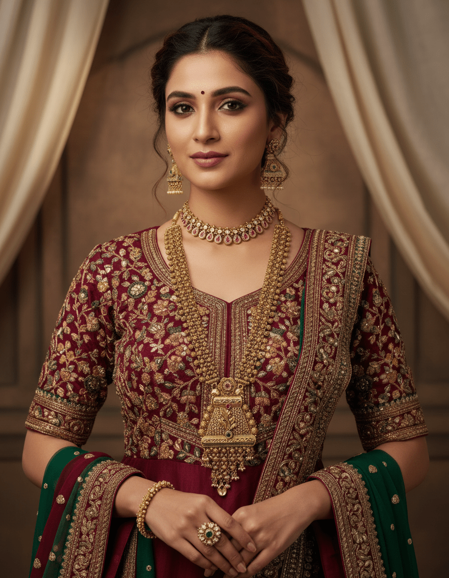 Maharani Premium Combo Necklace Set