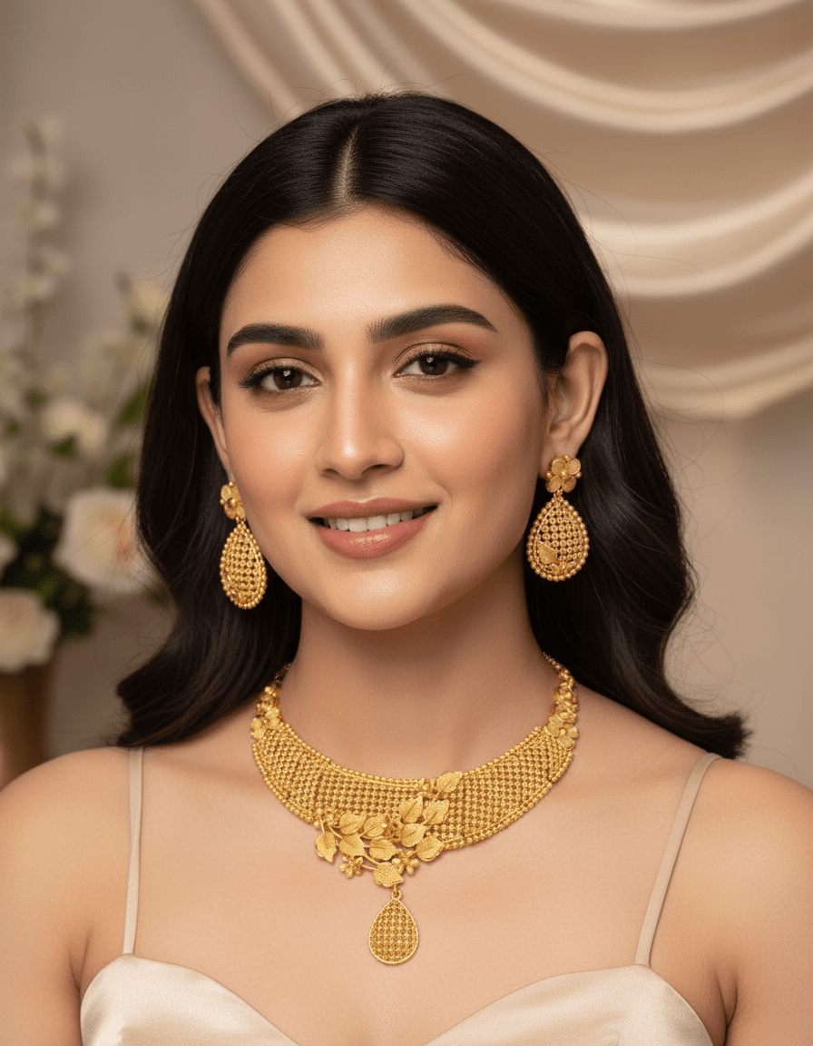 Anushka Premium Forming Necklace Set