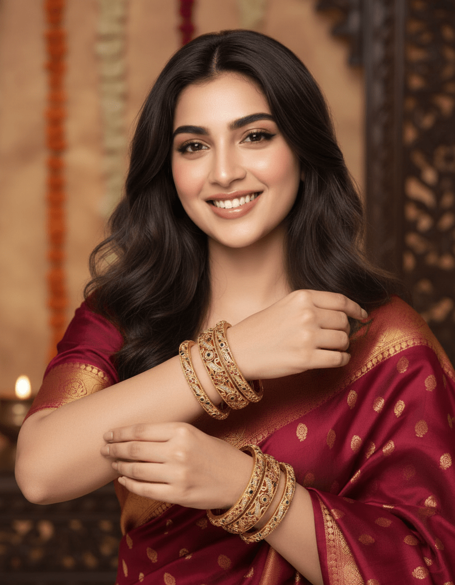 Leela Premium Bangles - Set of 6