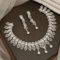 Tanvi American Premium Silver Necklace Set