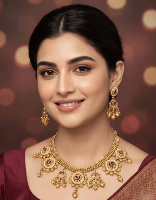 Sudati Antique Necklace Set
