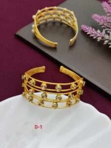 Nisha Matt Kundan Stone Kada - Openable