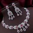 Rebecca Premium Quality American Diamond Necklace Set