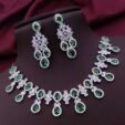 Helen Premium Quality American Diamond Necklace Set