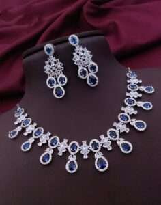 Helen Premium Quality American Diamond Necklace Set