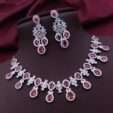 Helen Premium Quality American Diamond Necklace Set