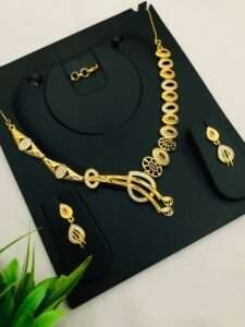 Sonia Premium Quality Mircro Gold AD Necklace Set