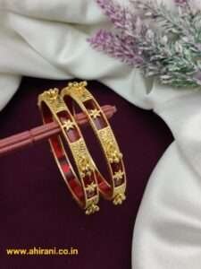 Radhika Premium Direct Gold Bangle - Set of 2