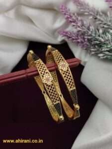 Avantika Premium Direct Gold Bangle - Set of 2