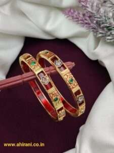 Victoria Premium Direct Gold Bangle - Set of 2